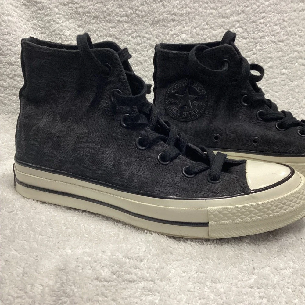 Converse Chuck 70 Hi Black Tonal Camo High Top Sneakers Unisex 169123C